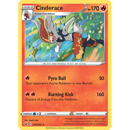 Cinderace (Reverse Holo)