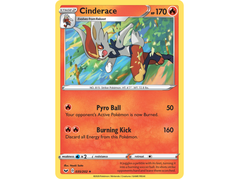 Cinderace (Reverse Holo)
