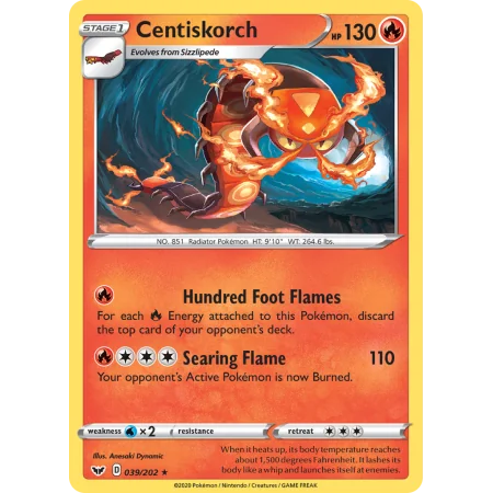 Centiskorch (Reverse Holo)