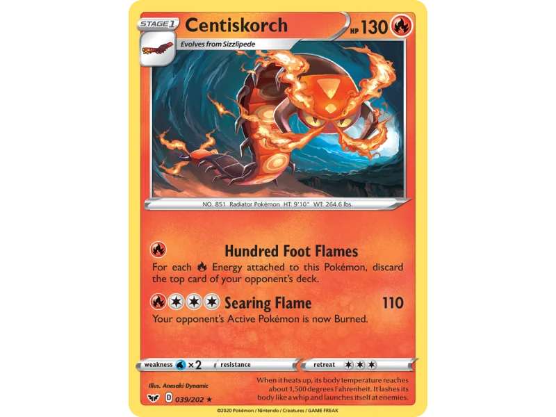 Centiskorch (Reverse Holo)
