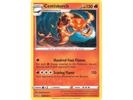 Centiskorch (Reverse Holo)