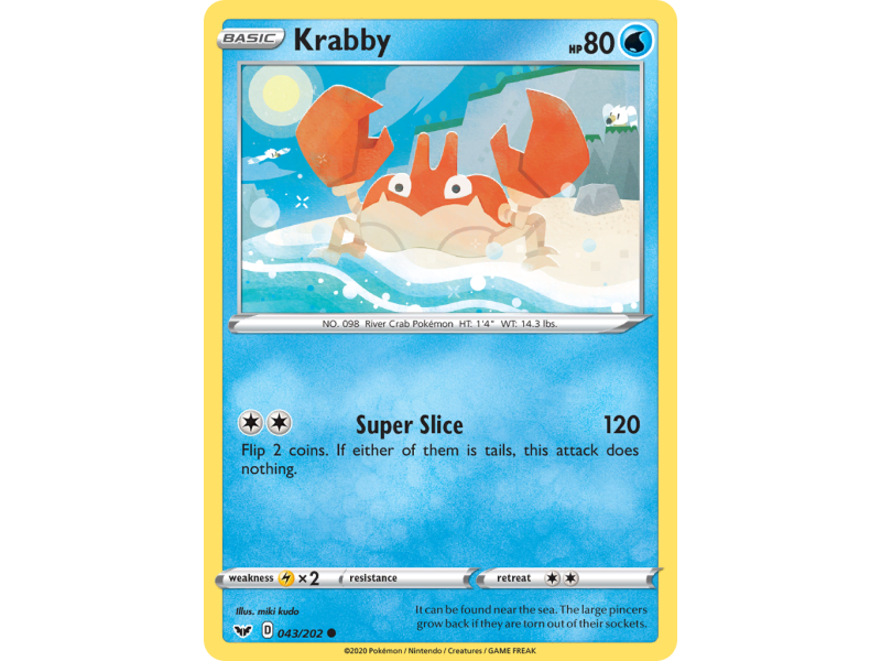 Krabby (Reverse Holo)