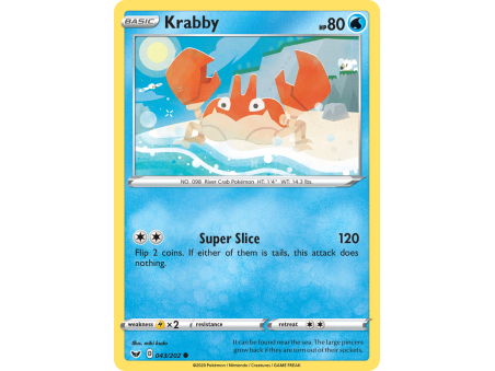 Krabby (Reverse Holo)