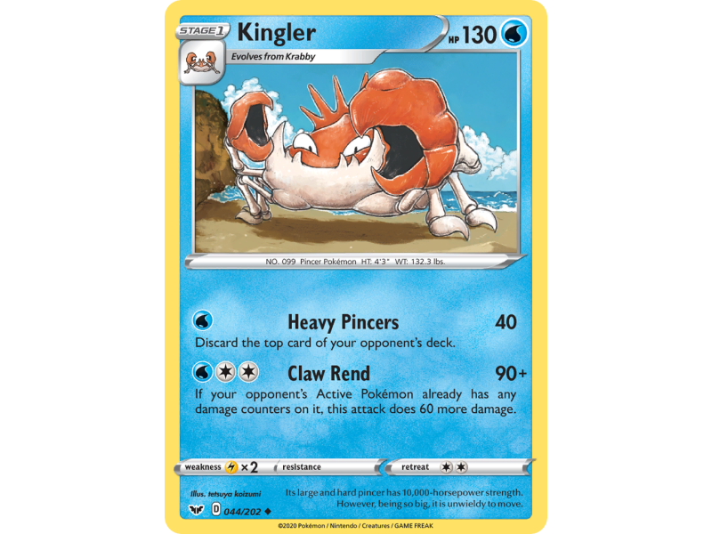 Kingler (Reverse Holo)