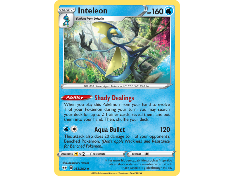 Inteleon (Reverse Holo)