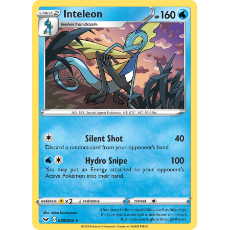 Inteleon (Reverse Holo)
