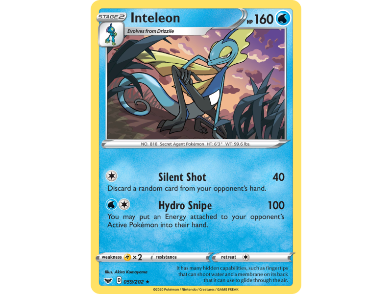 Inteleon (Reverse Holo)