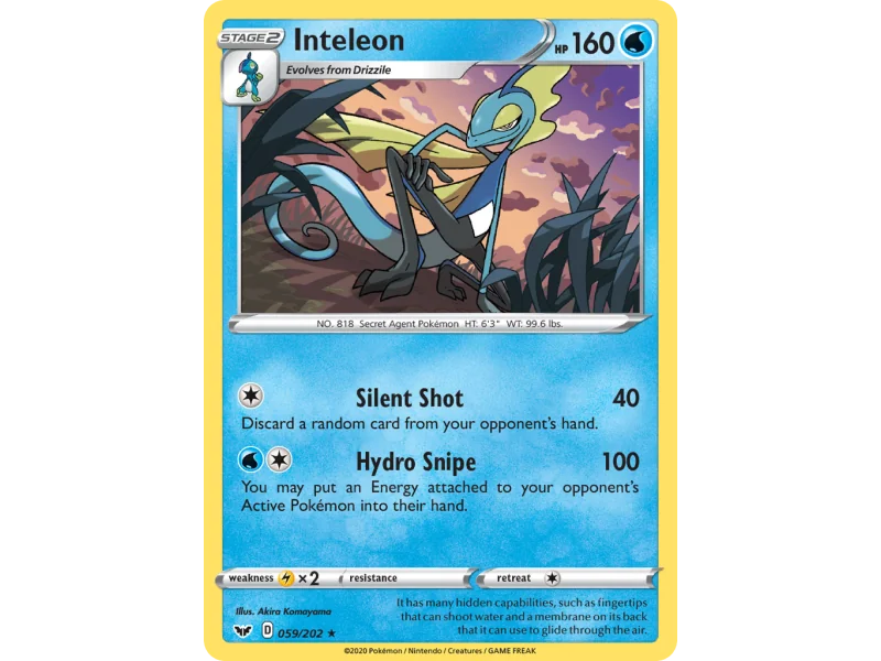 Inteleon (Reverse Holo)