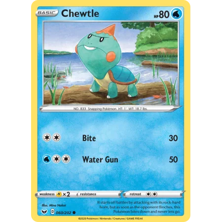 Chewtle (Reverse Holo)