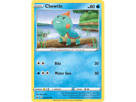 Chewtle (Reverse Holo)