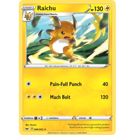 Raichu (Reverse Holo)