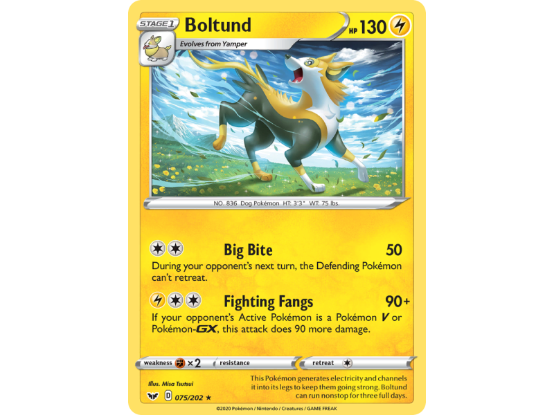 Boltund (Reverse Holo)