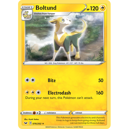 Boltund (Reverse Holo)
