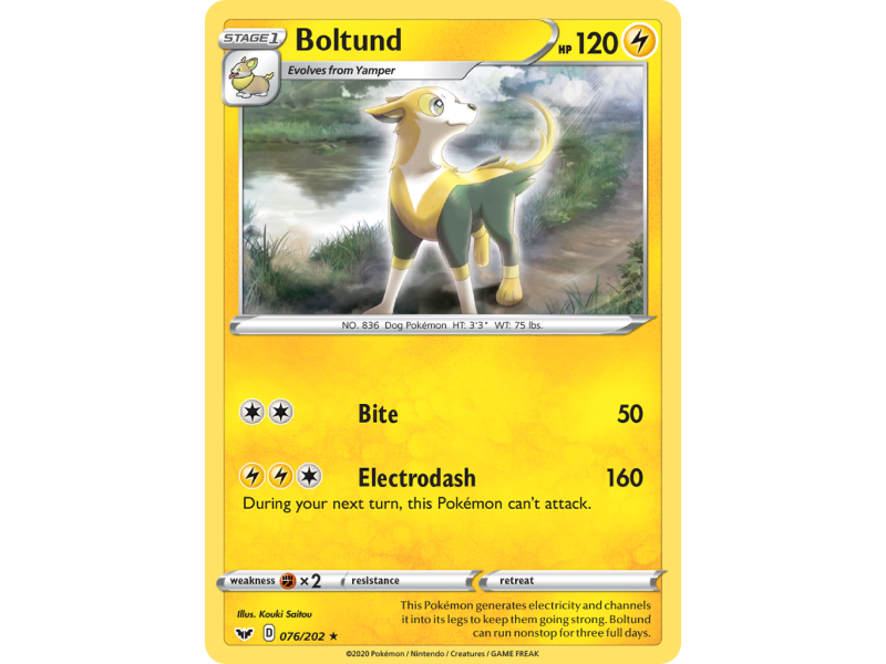 Boltund (Reverse Holo)