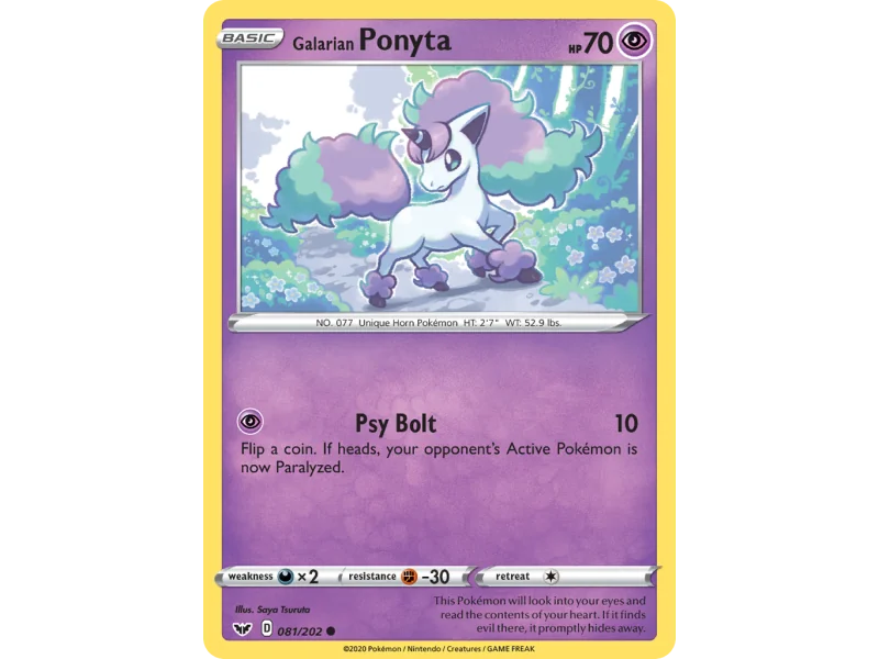 Galarian Ponyta (Reverse Holo)
