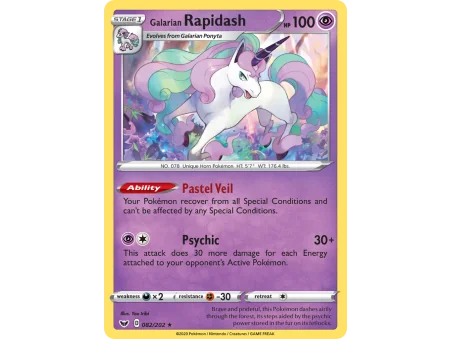 Galarian Rapidash (Reverse Holo)