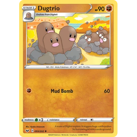 Dugtrio (Reverse Holo)