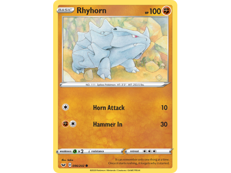 Rhyhorn (Reverse Holo)