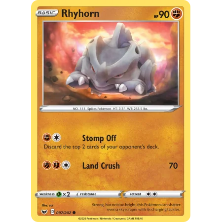 Rhyhorn (Reverse Holo)
