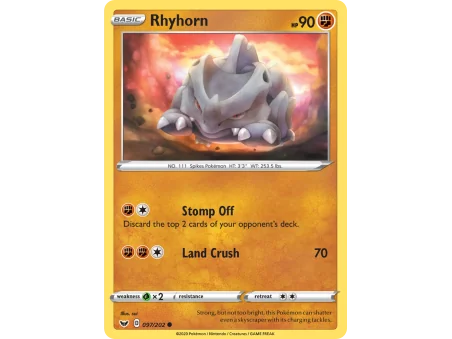Rhyhorn (Reverse Holo)