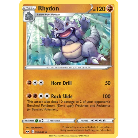 Rhydon (Reverse Holo)