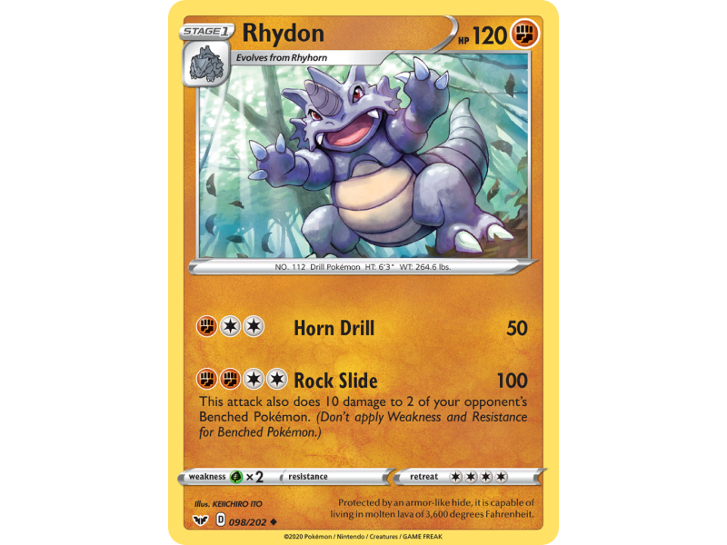 Rhydon (Reverse Holo)
