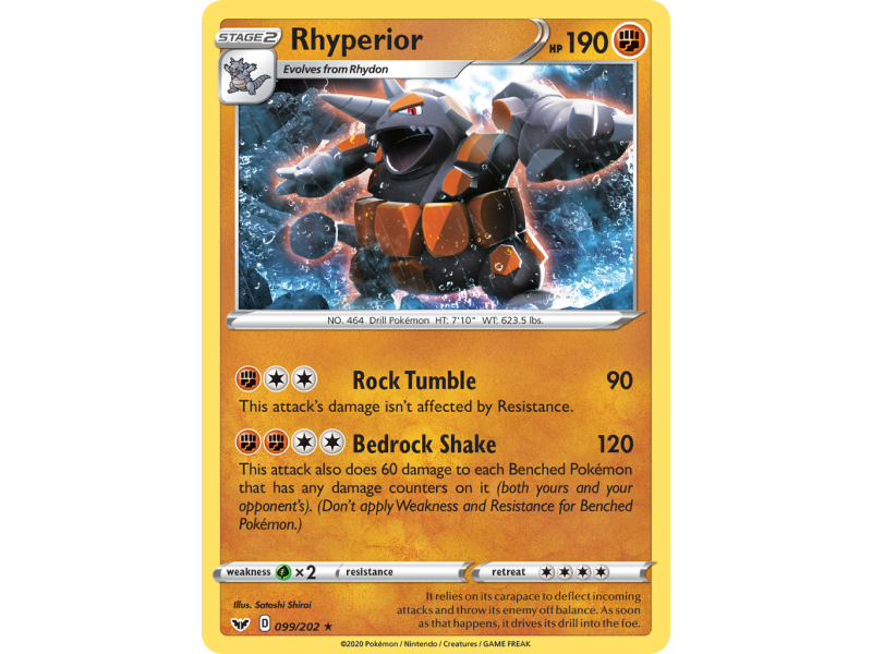 Rhyperior (Reverse Holo)