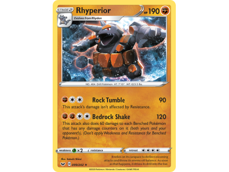 Rhyperior (Reverse Holo)