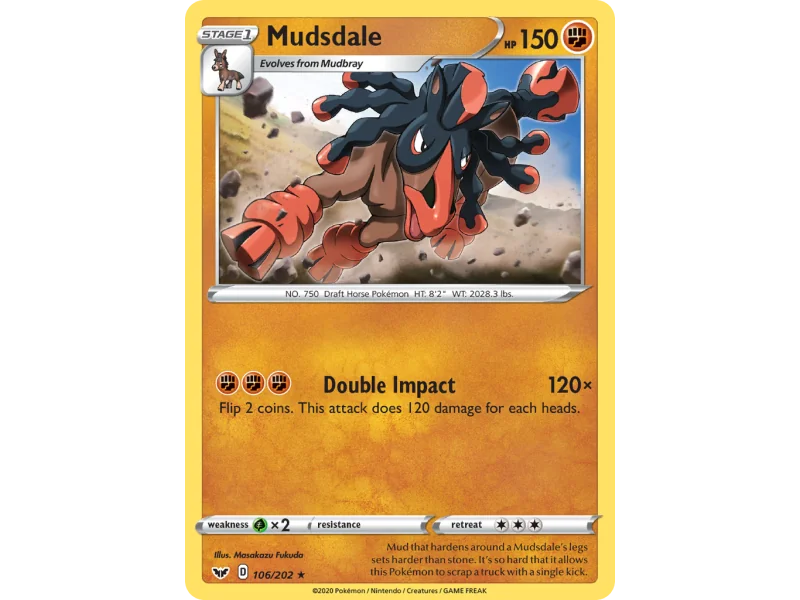 Mudsdale (Reverse Holo)