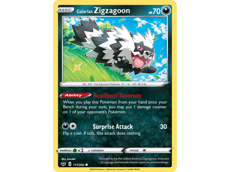 Galarian Zigzagoon (Reverse Holo)