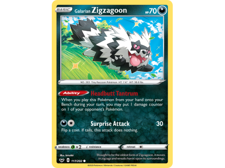 Galarian Zigzagoon (Reverse Holo)