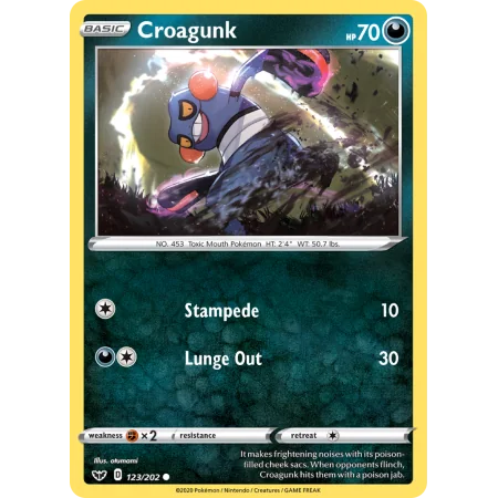 Croagunk (Reverse Holo)