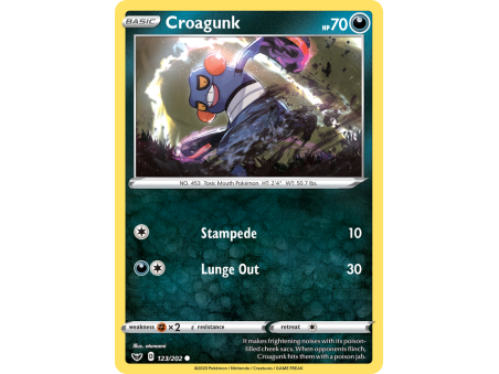 Croagunk (Reverse Holo)