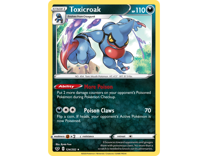Toxicroak (Reverse Holo)