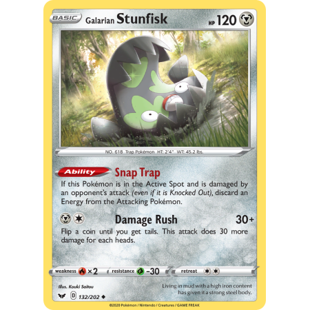 Galarian Stunfisk (Reverse Holo)