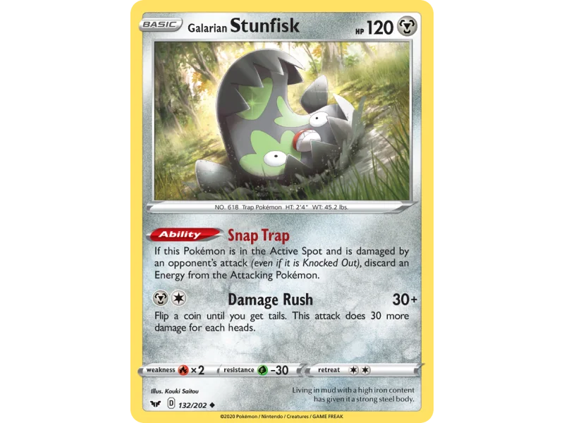 Galarian Stunfisk (Reverse Holo)
