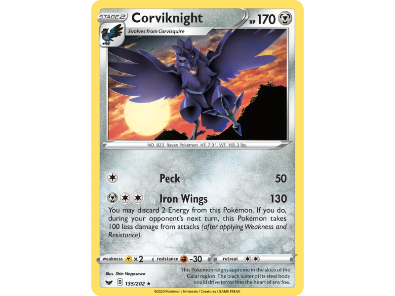 Corviknight (Reverse Holo)