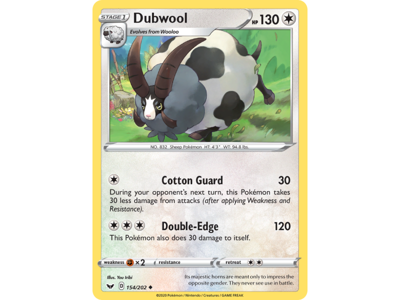 Dubwool (Reverse Holo)