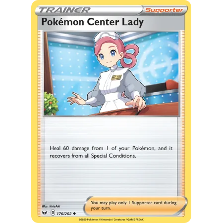 Pokémon Center Lady (Reverse Holo)