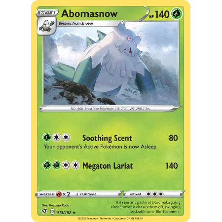 Abomasnow (Reverse Holo)