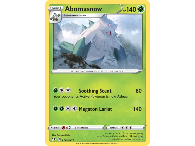 Abomasnow (Reverse Holo)