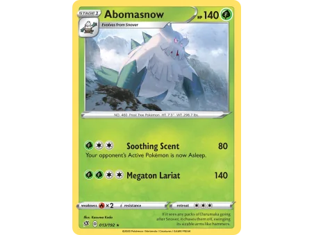 Abomasnow (Reverse Holo)
