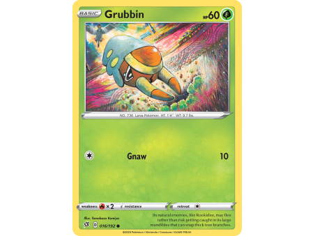 Grubbin (Reverse Holo)