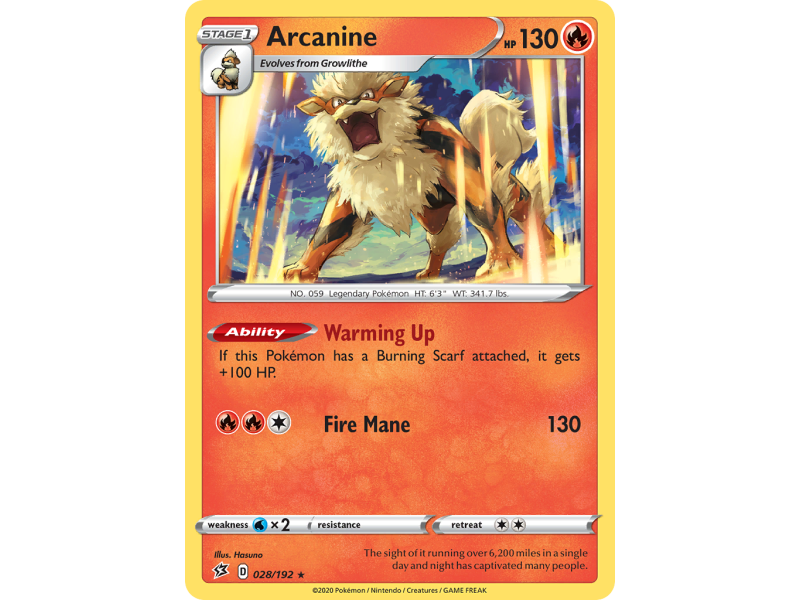 Arcanine (Reverse Holo)