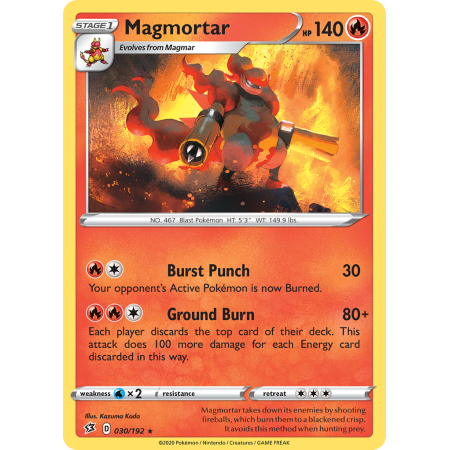 Magmortar (Reverse Holo)