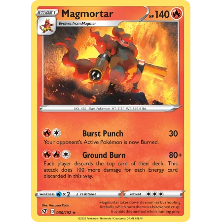 Magmortar (Reverse Holo)