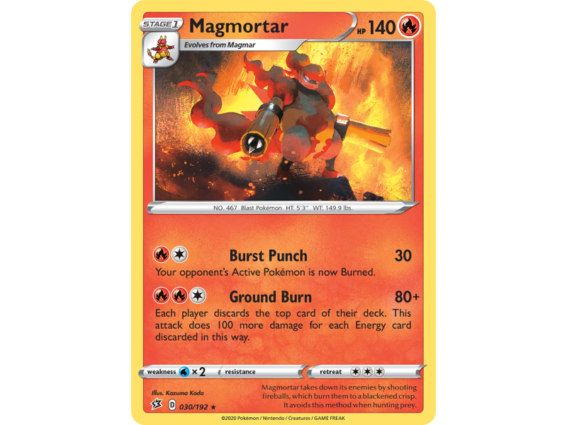 Magmortar (Reverse Holo)