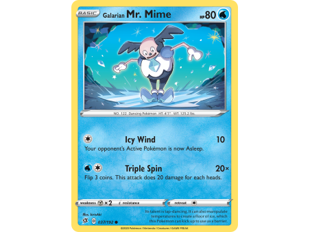 Galarian Mr. Mime (Reverse Holo)