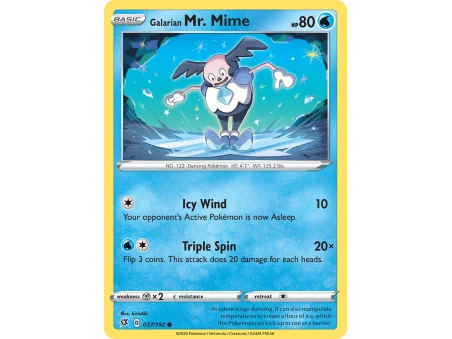 Galarian Mr. Mime (Reverse Holo)