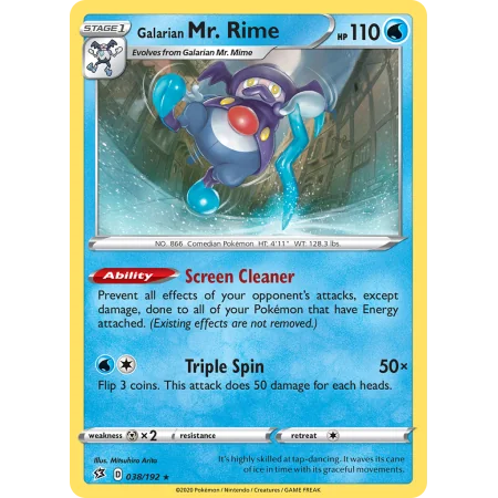 Galarian Mr. Rime (Reverse Holo)